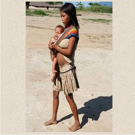 El porcentaje de madres adolescentes indígenas es superior al de las no indígenas en 2,5 puntos porcentuales. Según el Boletín Demográfico del Instituto Nacional de Estadísticas (Marzo-2014). 